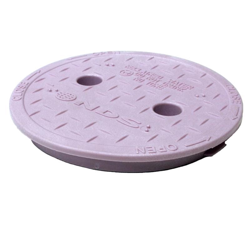 NDS 107CR 6.4 in. W X 6.4 in. H Round Valve Box Cover Purple