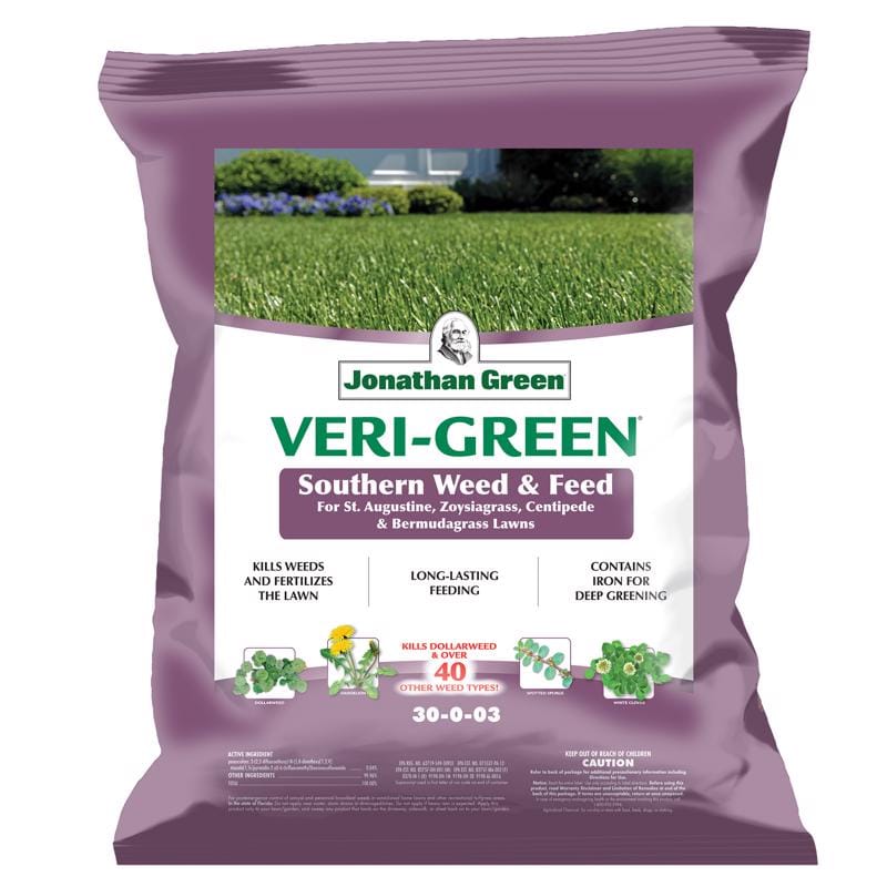 Jonathan Green 16009 Southern Weed & Feed Lawn Fertilizer For Bermuda Grass 5000 sq ft