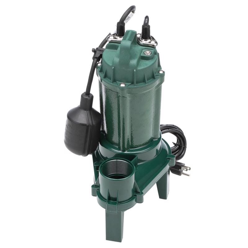 Zoeller 1261-0001 1/3 HP 5280 gph Cast Iron Tethered Float Switch Sewage Pump