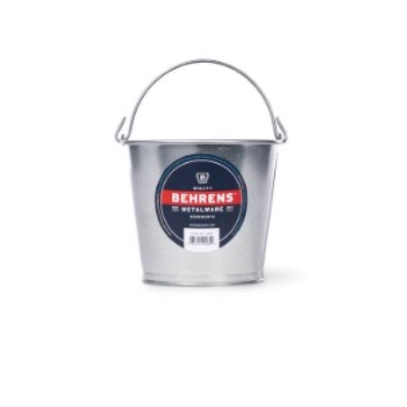 Behrens 1202GS 2 qt Galvanized Pail Silver