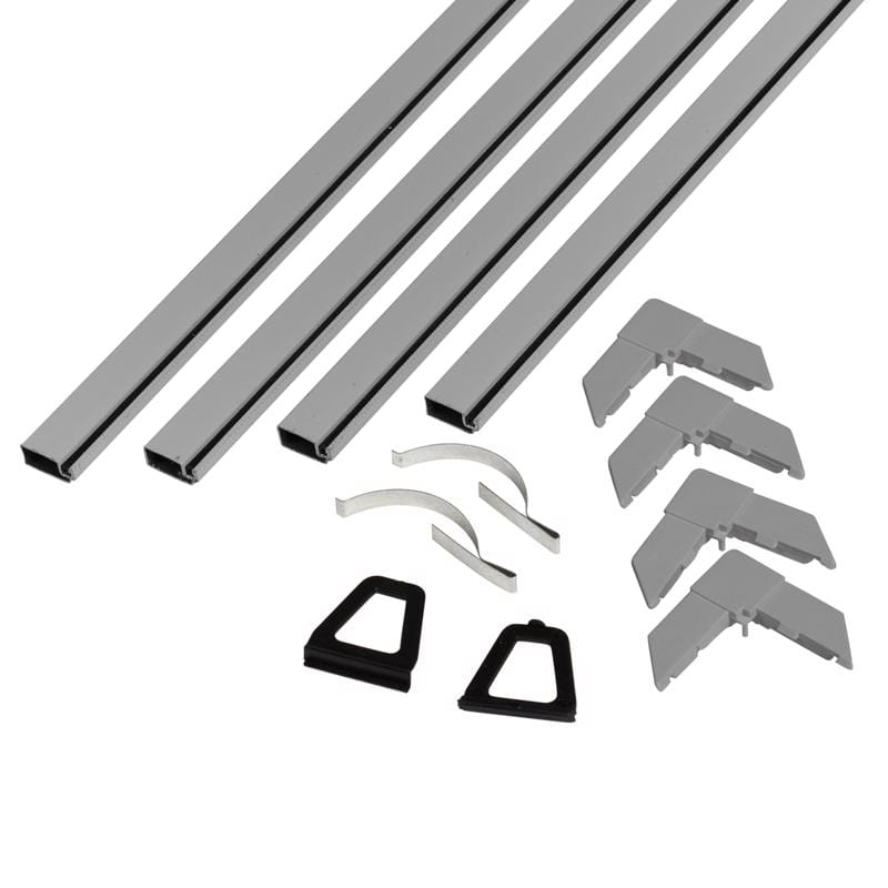 Phifer Wire 3021680 Mill Gray Aluminum 5/16 in. W X 60 in. L Screen Frame Kit 1 pk