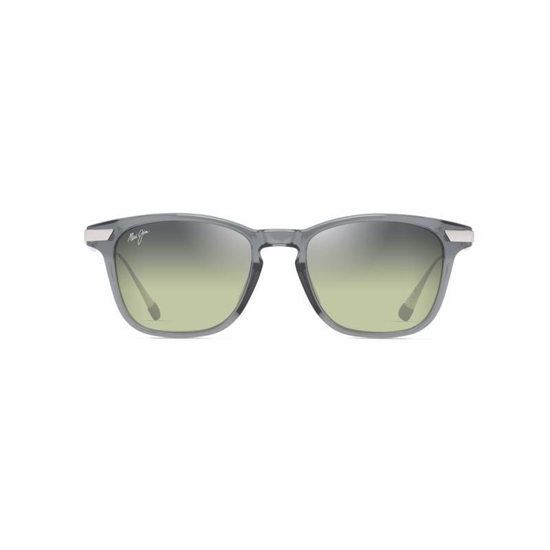 Maui Jim 603429076221 ManaOlana Sunglasses Unisex Shiny Trans Grey w/Silver Frame Maui HT Lens Polarized