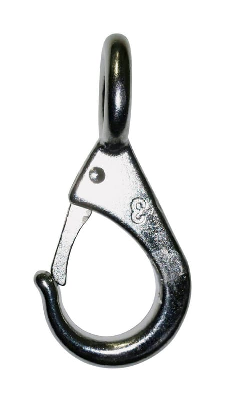 Baron 249S-0 3/8 in. D X 2-1/8 in. L Polished Stainless Steel Snap Hook 350 lb