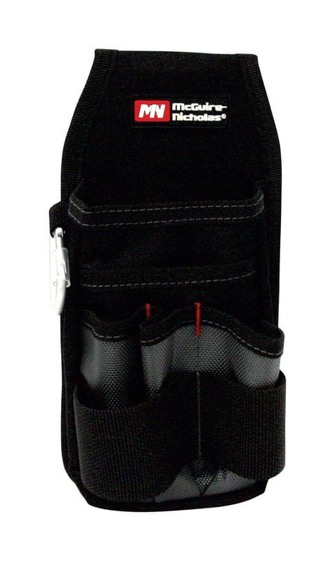 Mcguire-Nicholas 804-Q 8 in. W Polyester Tool Pouch 8 pocket Black 1 pc