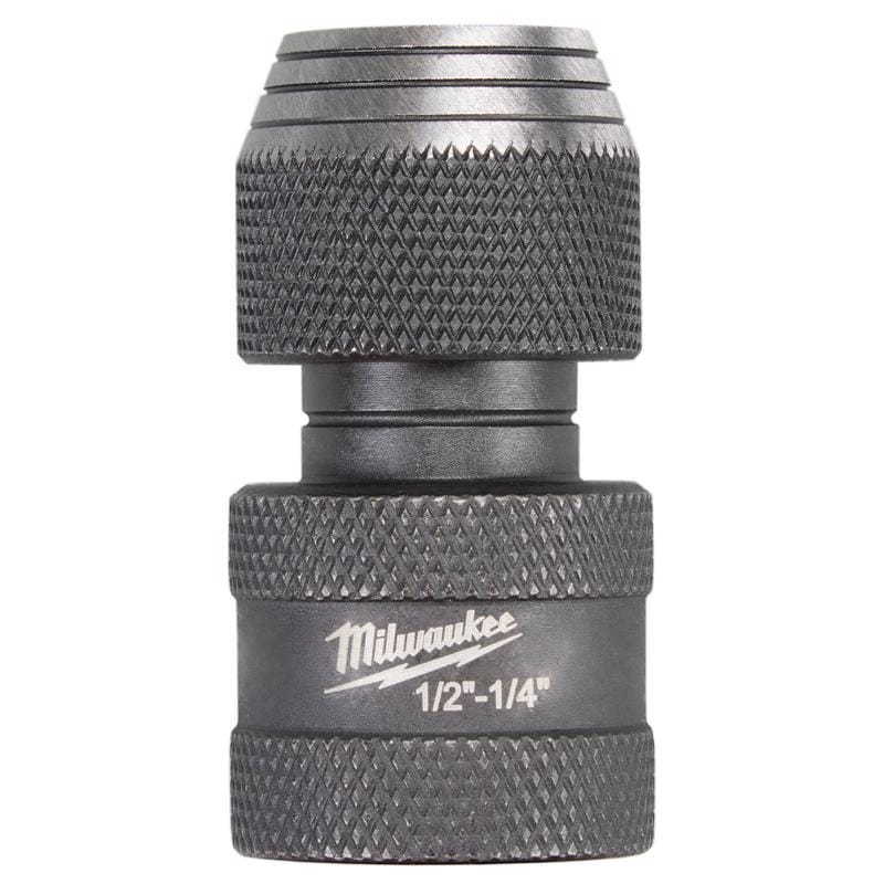 Milwaukee 48-03-4410 Shockwave Hex/Square 2 in. L Socket Adapter Heat-Treated Steel 1 each