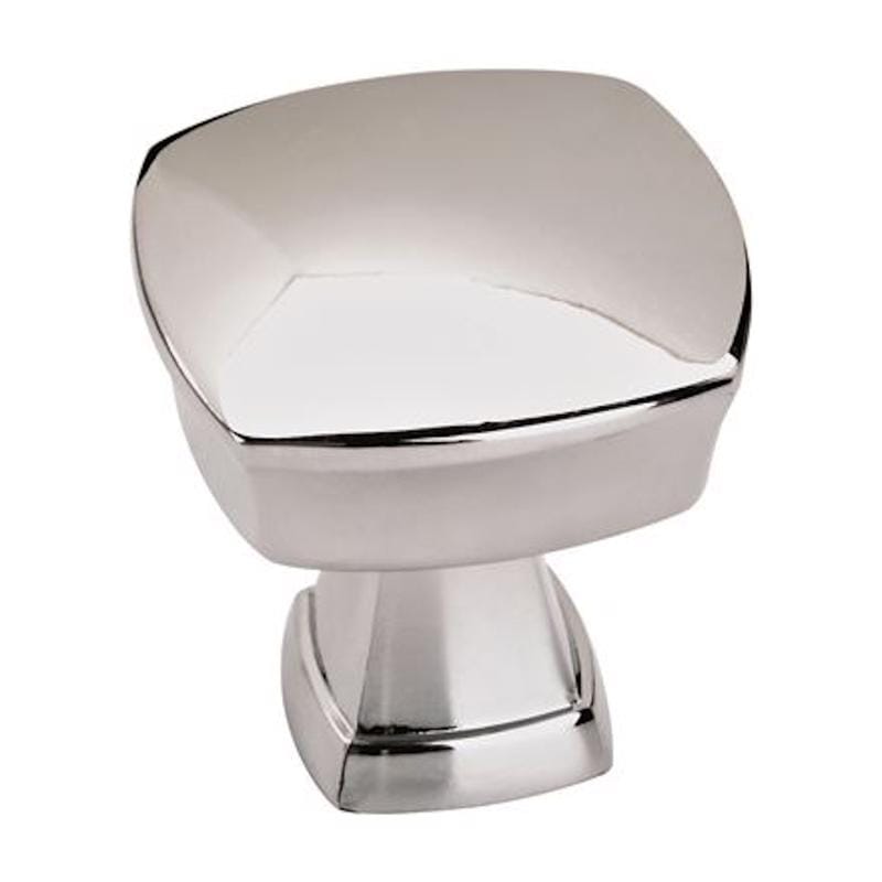 Amerock BP1128726 Stature Allison Square Cabinet Knob 1-1/4 in. D 11/4 in. Polished Chrome 1 pk