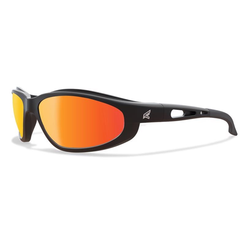 Edge Eyewear SWAP119 Dakura Safety Glasses Red Mirror Lens Black Frame 1 pc