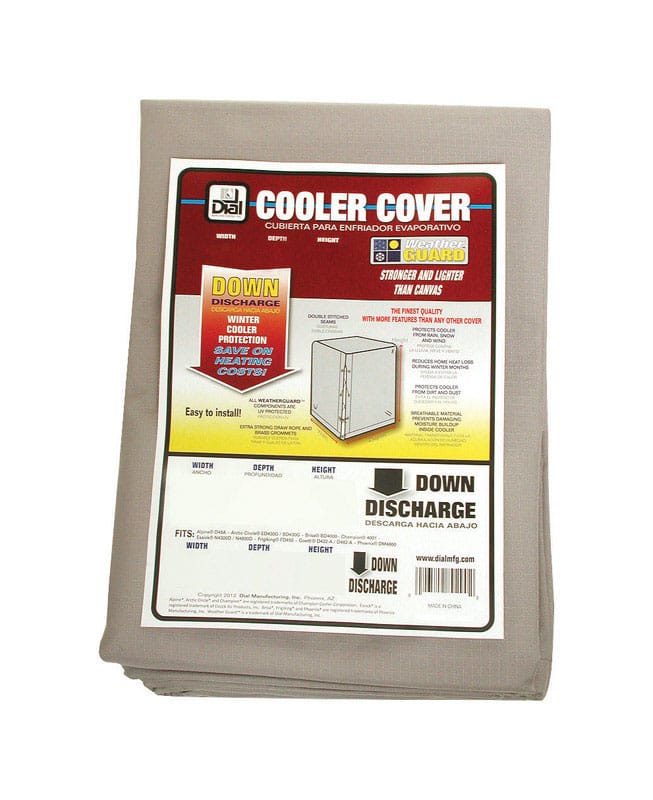 Dial 8929 36 in. H X 34 in. W Gray Polyester Evaporative Cooler Cover