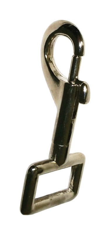 Baron 25-1 1 in. D X 3-1/4 in. L Nickel-Plated Zinc Bolt Snap 40 lb
