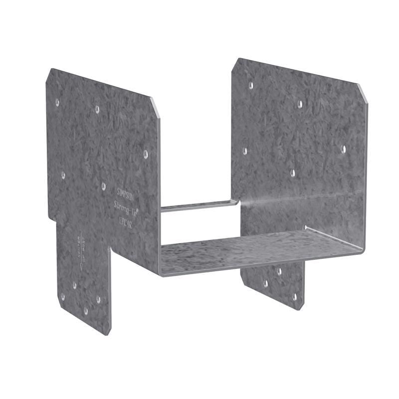 Simpson Strong-Tie EPC4Z ZMAX 4.7 in. H X 3.53 in. W 16 Ga. Galvanized Steel End Post Cap