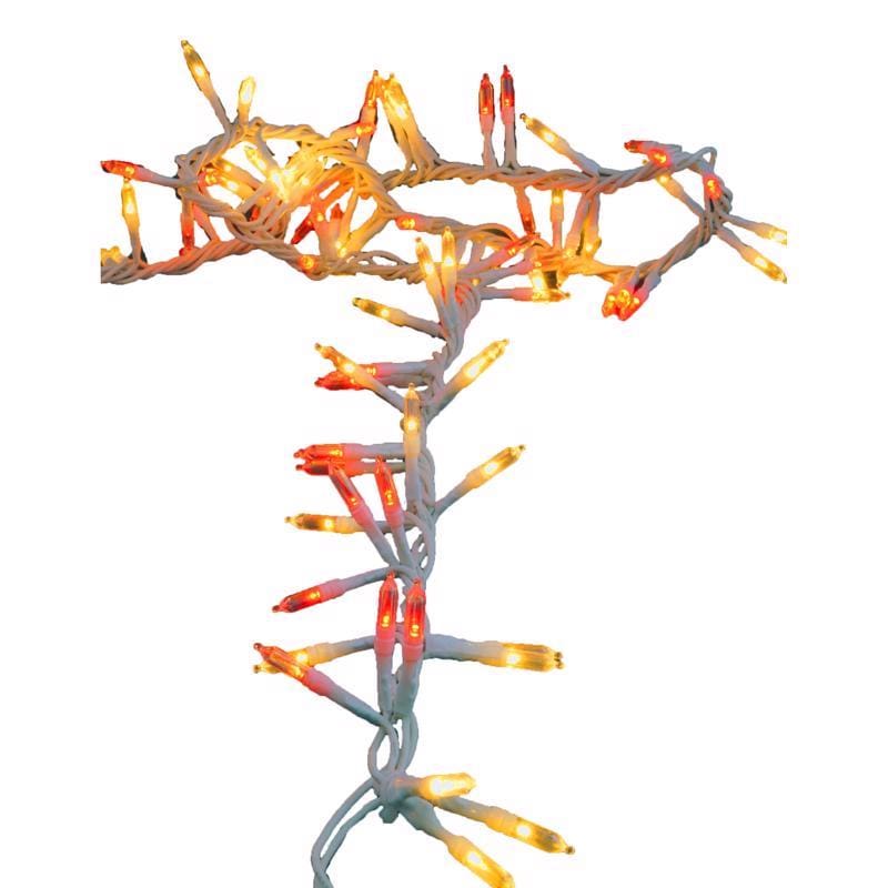 Celebrations KA404E12 LED Mini Red/White 200 ct String Christmas Lights 9 ft.