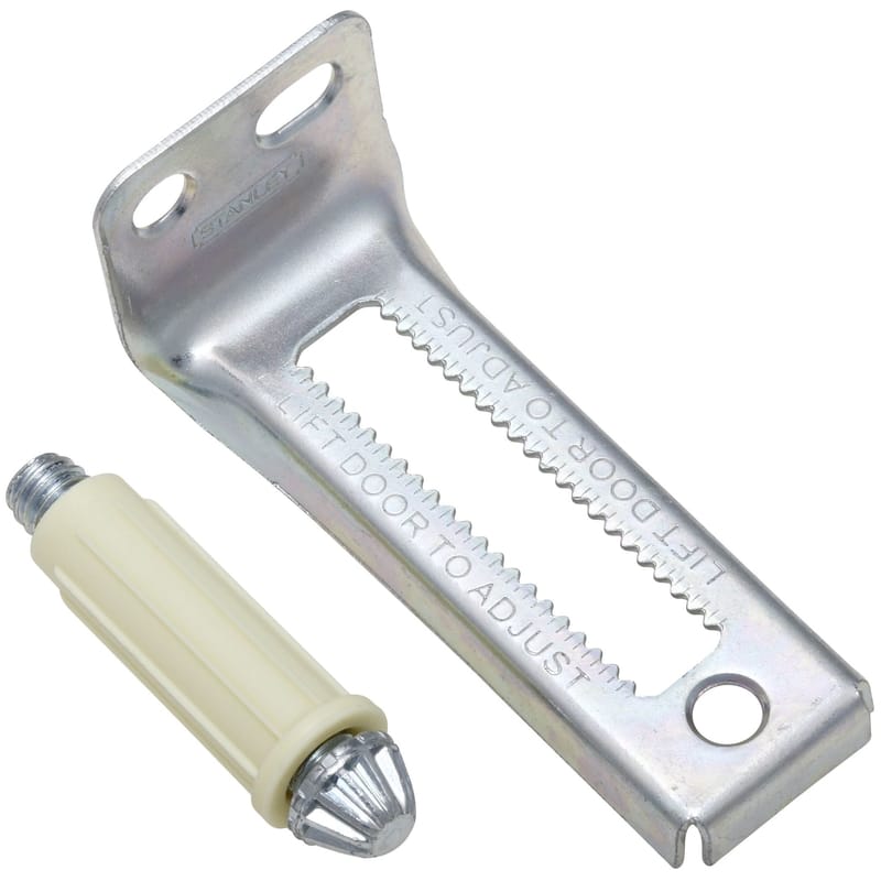 National Hardware N344-945 Zinc-Plated Silver Plastic/Steel Folding Door Bottom Pivots 1 pk