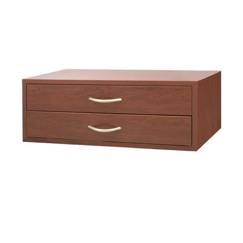Organized Living 7315-1224-25 9.5 in. H X 24 in. W X 14 in. D Cherry Wood 3-Drawer Pedestal