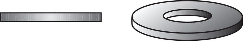 Hillman 270012 Zinc-Plated Steel 3/8 in. USS Flat Washer 335 pk