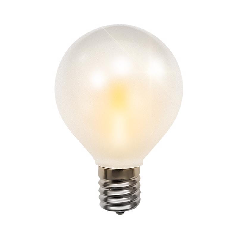 Belle Luci 17-03001 Holiday Bright Lights LED G50 Patio Light Set Warm White 50 ft. 50 lights