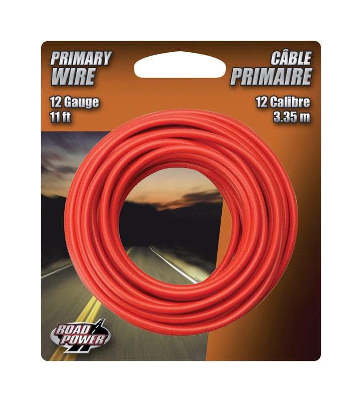 Coleman Cable 55671533 11 ft. Stranded 12 Ga. Primary Wire Red