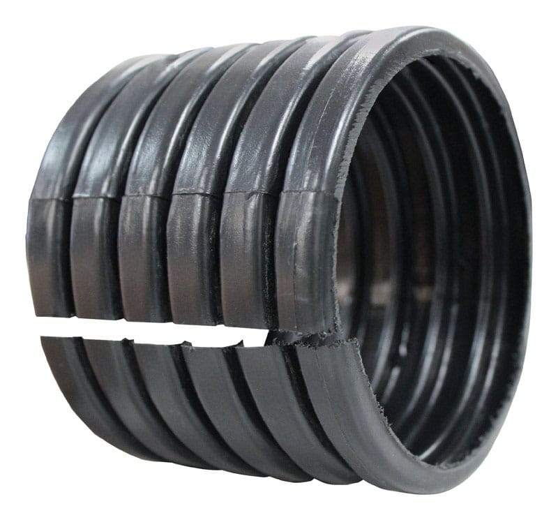 Advanced Drainage Systems 0811AA 8 in. Snap X 8 in. D Snap Polyethylene 10 in. Split Coupler 1 pk