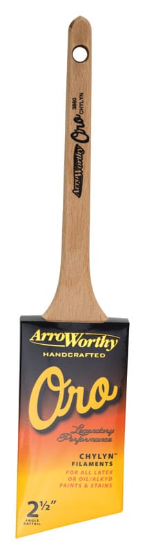 ArroWorthy 3820 0250 Oro 2-1/2 in. Angle Paint Brush