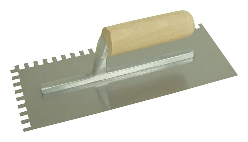 Marshalltown 16173 4-1/2 in. W X 11 in. L Steel Notched Trowel