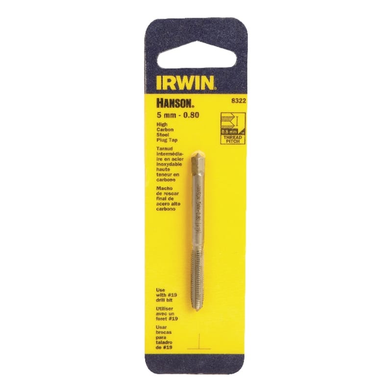 Irwin 8322ZR Hanson Metric 5 - 0.80 mm Plug Tap