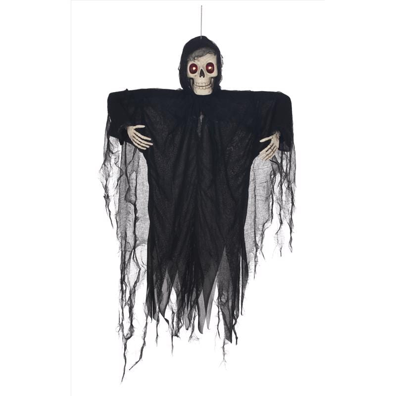 Seasons W81920 39 in. Prelit Hanging Talking Ghoul Halloween Decor