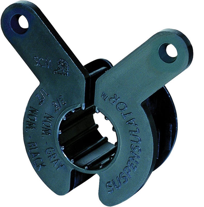 Sioux Chief 558-E2PK2 Suspensulator 1/2 in. Black Plastic Suspension Pipe Clamps