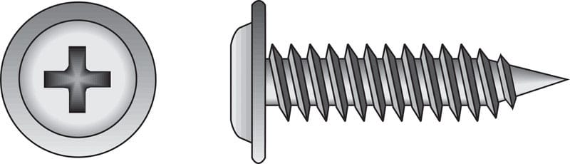 Hillman 82209 No. 8 Ga. X 1-1/4 in. L Phillips Truss Head Sheet Metal Screws 100 pk