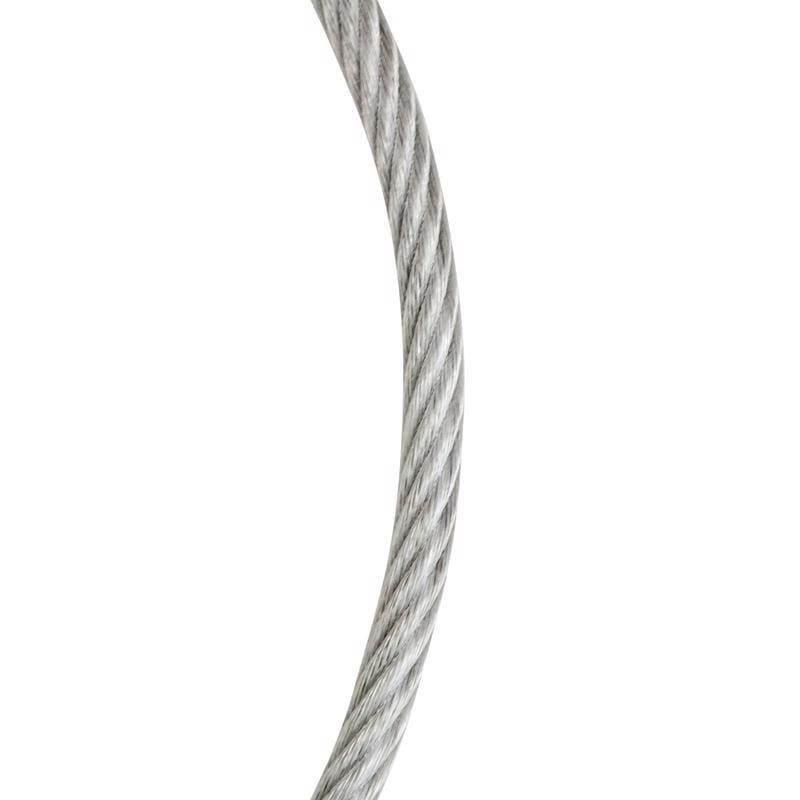 Koch Industries A41134 1/8-3/16 in. D X 50 ft. L Galvanized Clear Vinyl Coated Wire Rope Cable