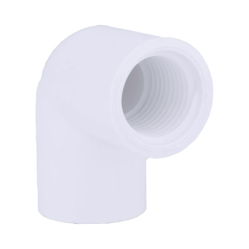 Charlotte Pipe PVC023021400 Schedule 40 1-1/2 in. FPT X 1-1/2 in. D FPT PVC Elbow 1 pk