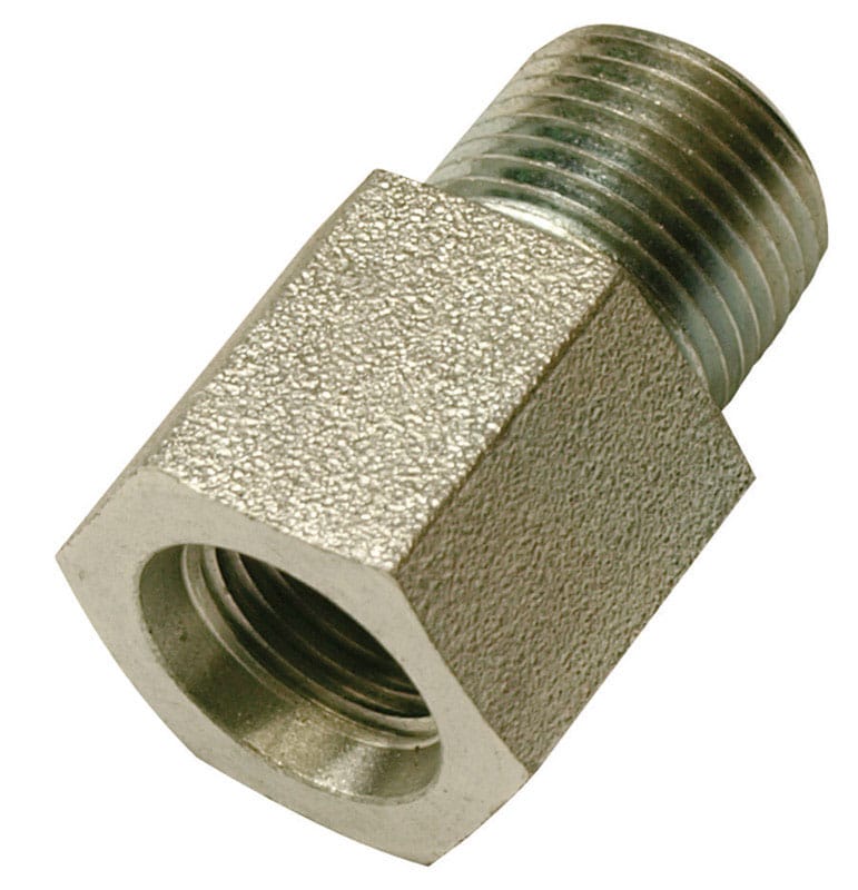 Apache 39038958 Steel 3/8 in. D X 3/8 in. D Hydraulic Adapter 1 pk