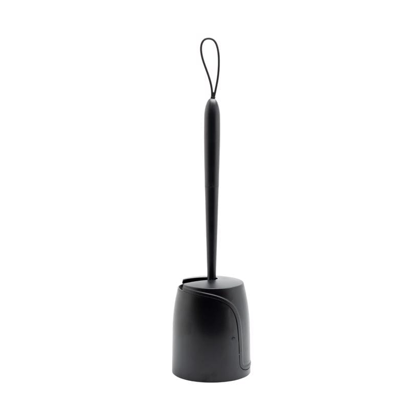 Zenna Home BH2PLBK Toilet Bowl Brush & Holder Black