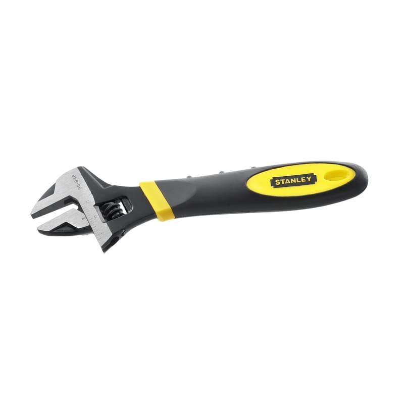 Stanley 90-948 MaxSteel Metric and SAE Adjustable Wrench 8 in. L 1 pc