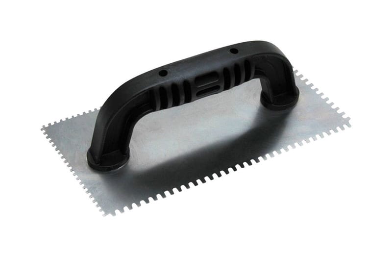 Marshalltown 208 QLT 4 in. W X 9 in. L Steel Square and U Notched Trowel