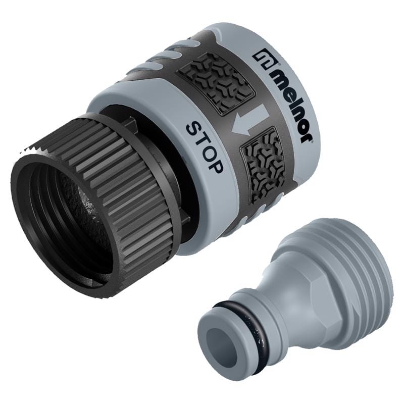 Melnor 12MQC Plastic/Rubber Threaded Female/Quick Connect Quick Connector Hose Set