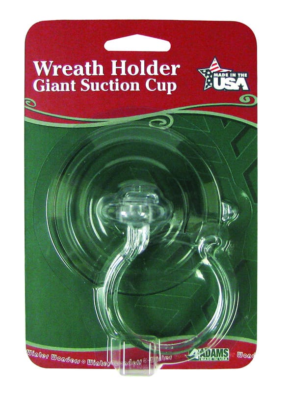 Adams 258304 Wreath Holder Suction Cup 1 pk
