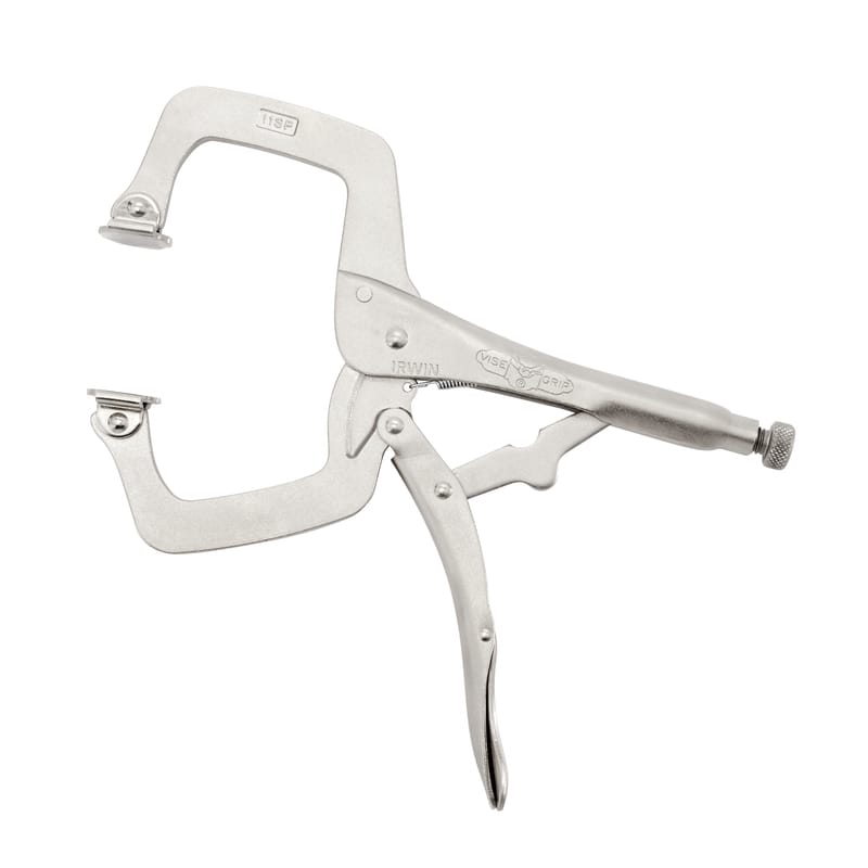 Irwin 20 Vise-Grip 3-3/8 in. X 2-5/8 in. D Locking C-Clamp with Swivel Pads 1000 lb 1 pc