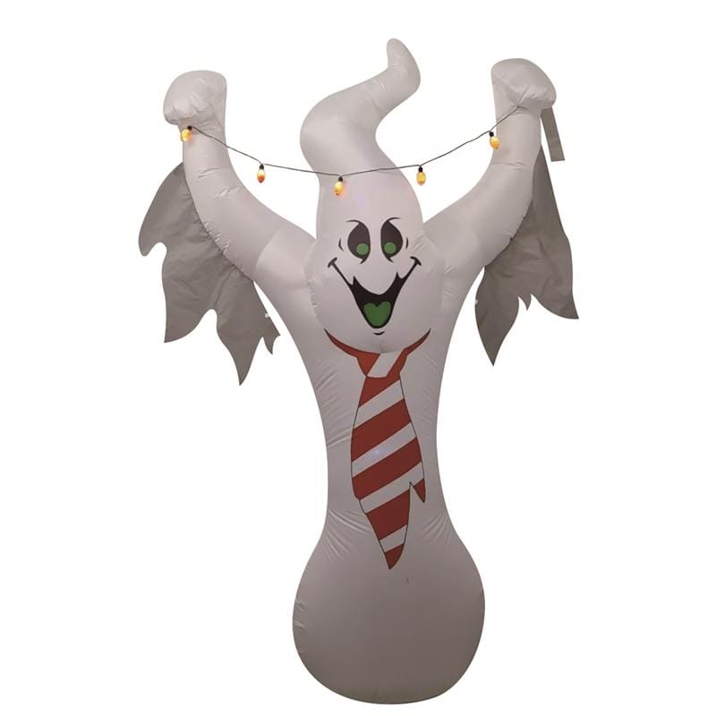 Celebrations CHH22347 8 ft. LED Prelit Ghost with C9 Light String Inflatable