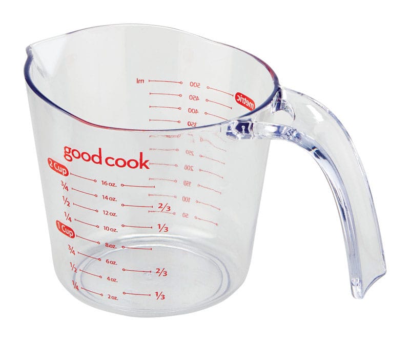 Good Cook 19864 Plastic Clear Measuring Cup