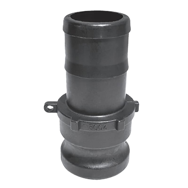 Green Leaf 200E Camlock 2 in. Male X 2 in. D Barb Polypropylene Coupler 1 pk