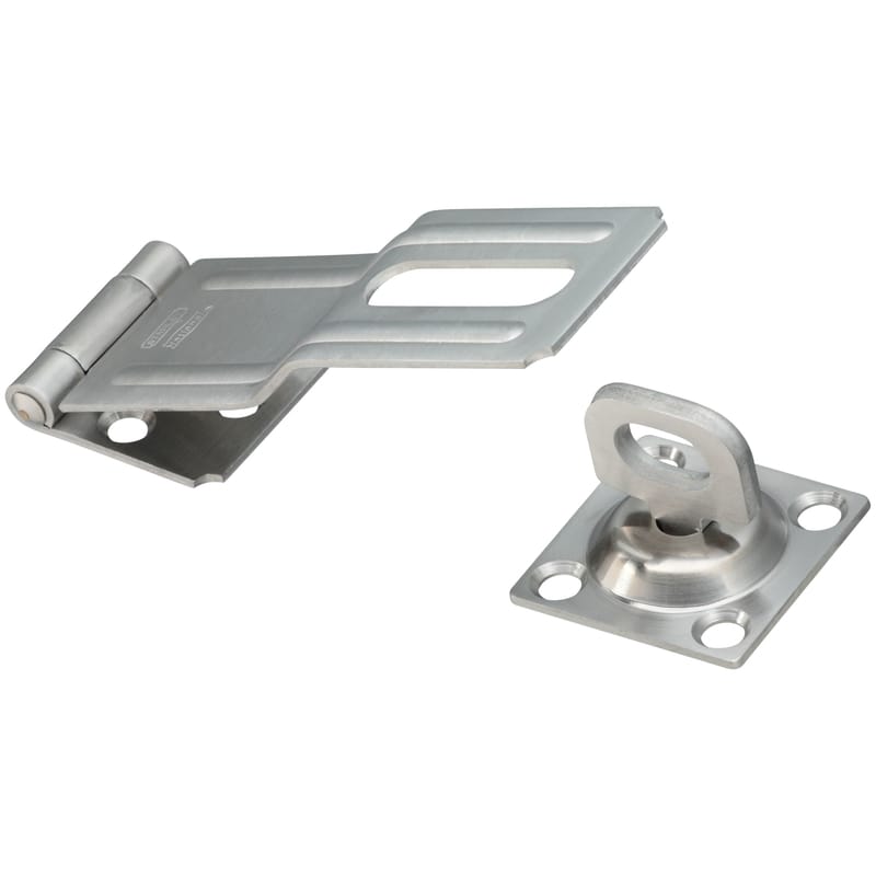 National Hardware N348-854 Stainless Steel 4-1/2 in. L Safety Hasp 1 pk