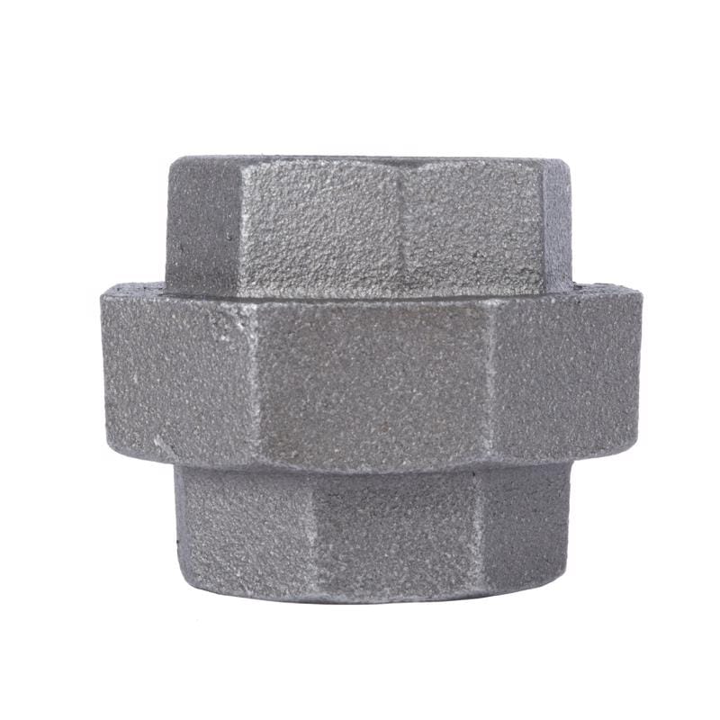 STZ Industries 310UU-112 1-1/2 in. FIP each X 1-1/2 in. D FIP Black Malleable Iron Union