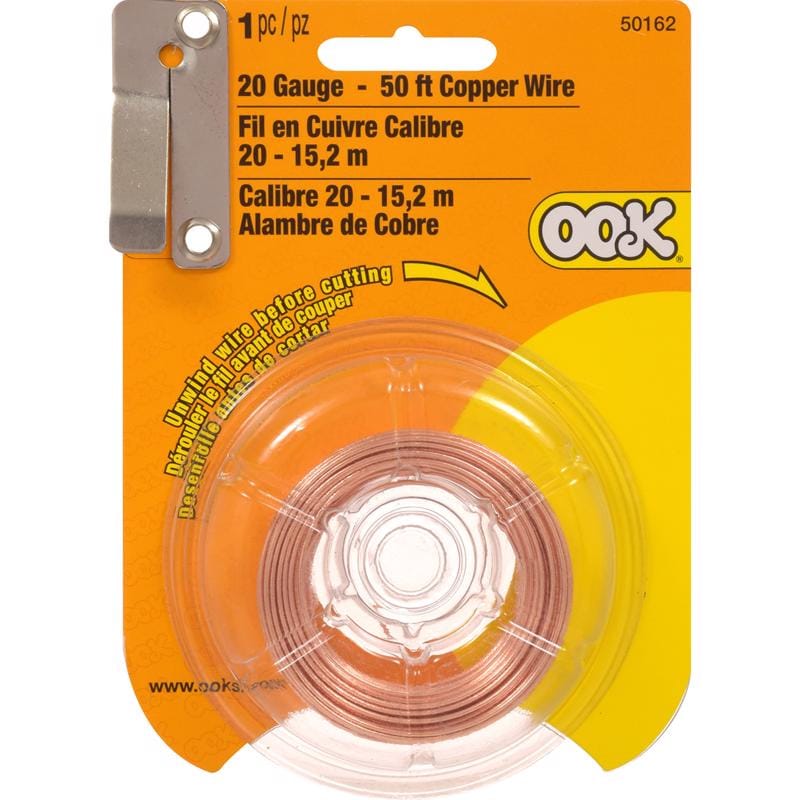 Hillman 534682 OOK 50 ft. L Copper 20 Ga. Wire