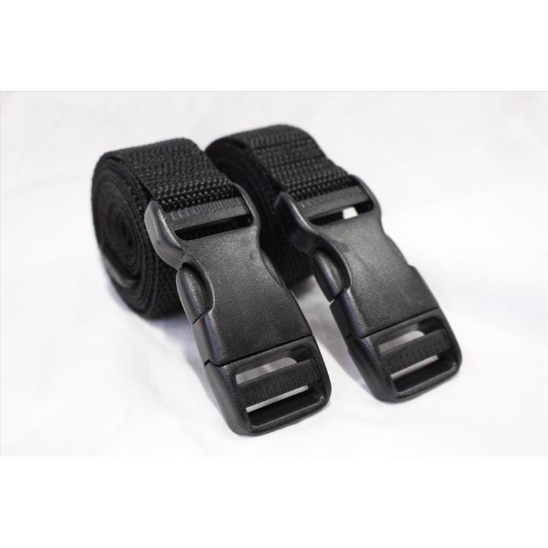 Bulk-Strap KIT-4BK 1 in. W X 4 ft. L Black Utility Strap 175 lb 2 pk