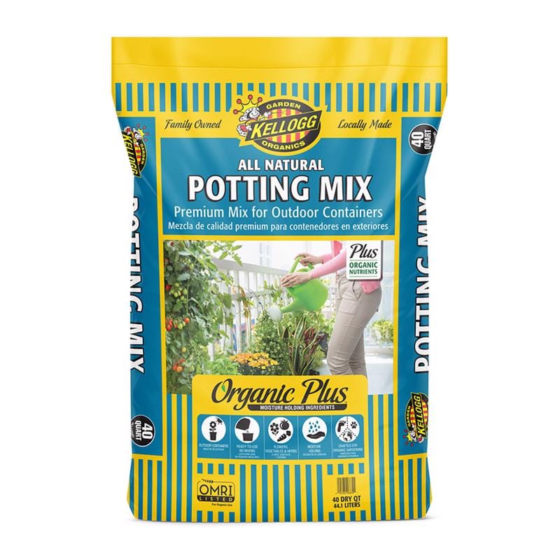 Kellogg 6830 Organic All Purpose Potting Mix 40 qt