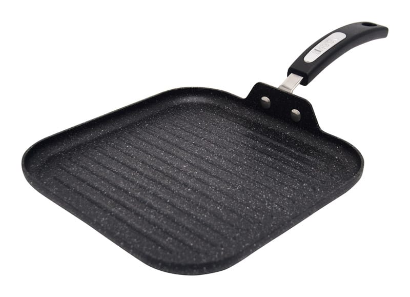 Starfrit 0303210060000 The Rock Aluminum Grill Pan Black