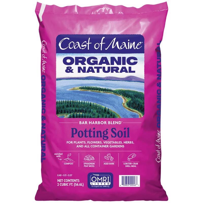 Coast of Maine BH2000 Bar Harbor Blend Organic Flower and Plant Potting Soil 2 cu ft