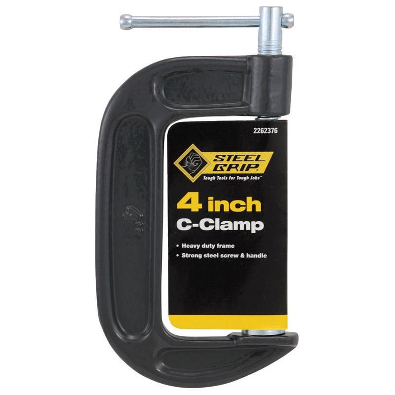 Steel Grip 2262376 4 in. Adjustable C-Clamp 1 pc