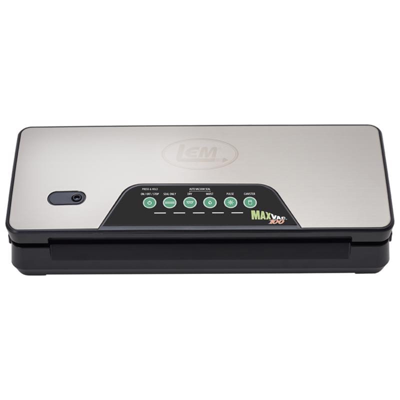 Lem 1722 Products Max Vac Black/Silver Food Vacuum Sealer