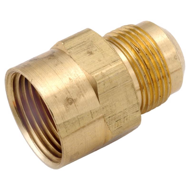 Anderson Metals 54746-1512AH 15/16 in. Flare in. X 3/4 in. D FIP Brass Coupling