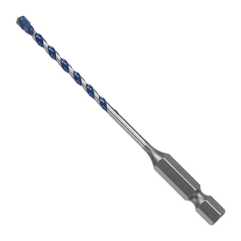 Bosch HCBG01T BlueGranite Turbo 1/8 in. X 3 in. L Carbide Tipped Hammer Drill Bit Hex Shank 1 pc